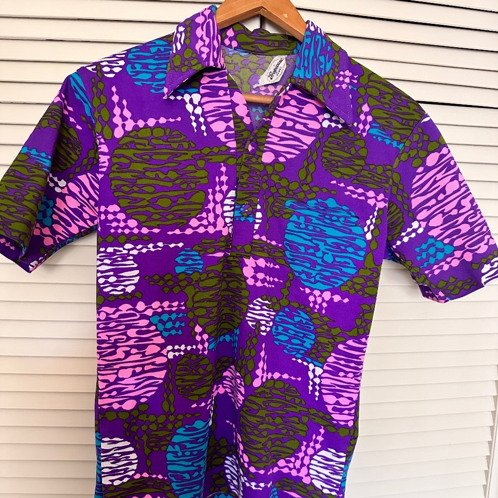 Men’s Vintage Tropicana Hawaii 1960’s Polo
